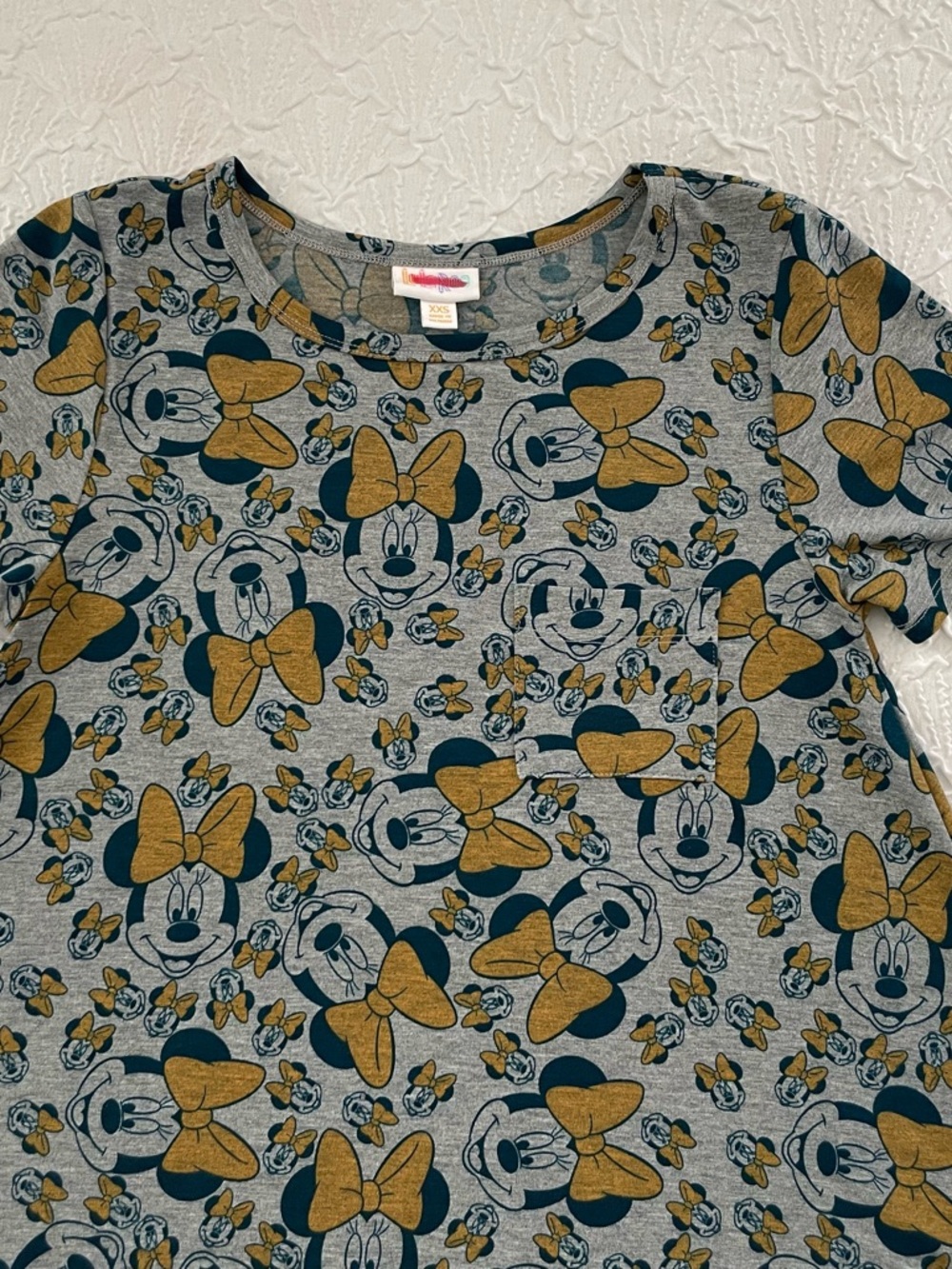 LULAROE MINNIE MOUSE Carly High Low Dress Sz XXS